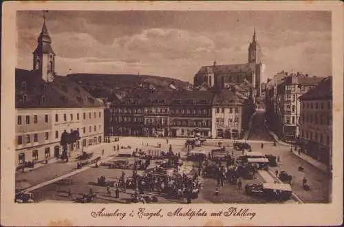 170952 AK Annaberg i. Erzgeb. Markt um 1925