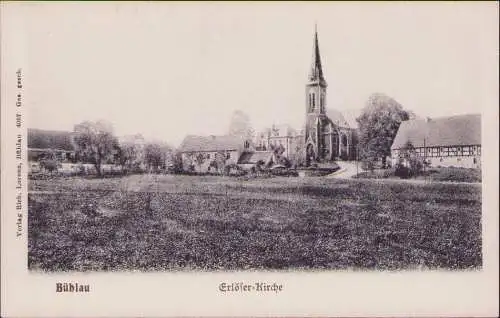 170767 AK Dresden Bühlau Erlöser Kirche um 1905