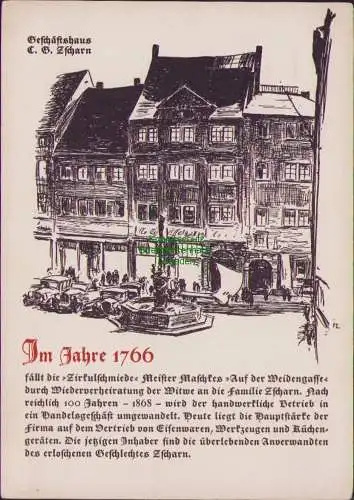 158881 AK Zittau Markt 21 1941 Geschäftshaus der Eisenwarenhandlung Zscharn