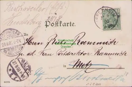 158210 AK Velten´s Künstlerpostkarte Litho Pferderennbahn Junker Karlsruhe 1900