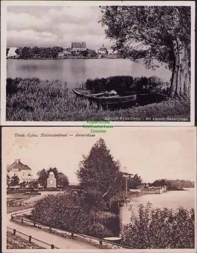 158171 2 AK Ilawa Deutsch Eylau Opr. 1935 Heldendenkmal 1934 Geserichsee