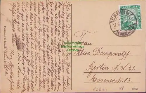 158711 AK Dievenow Dziwnow 1925 Cammin