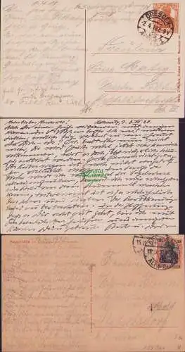 154961 3 AK Schloss Graupa bei Pillnitz 1920 Keppmühle Hosterwitz 1918 1920