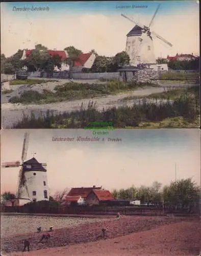 154673 2 AK Dresden Leutewitz Leutewitzer Windmühle 1912