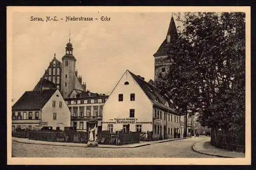 47139 AK Sorau N.-L. Niederstraße Restaurant Heinrich Menzel