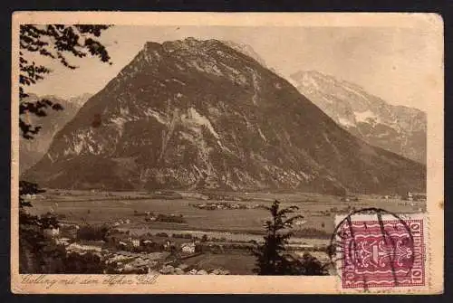 47028 AK Golling mit der Hohen Göll ca. 1925