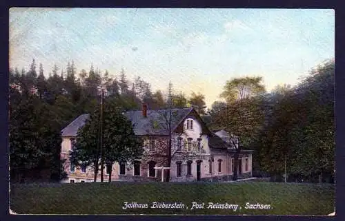 47321 AK Zollhaus Bieberstein Post Reinsberg 1909