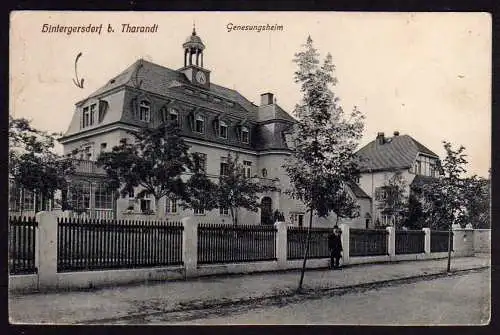 46667 AK Hintergersdorf b. Tharandt Genesungsheim 1918