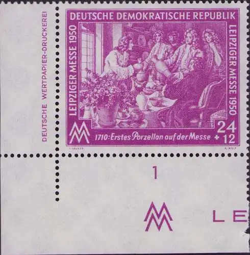 2934 DDR **  248 DV Leipziger Frühjahrsmesse 1950