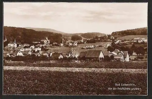 25706 AK Bad Liebenstein Von der Reichshöhe gesehen , ungelaufen