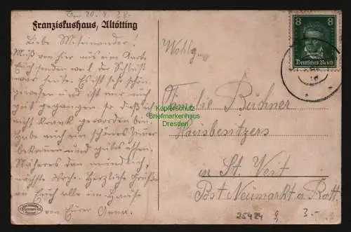 25424 AK Altötting Franziskushaus 1928