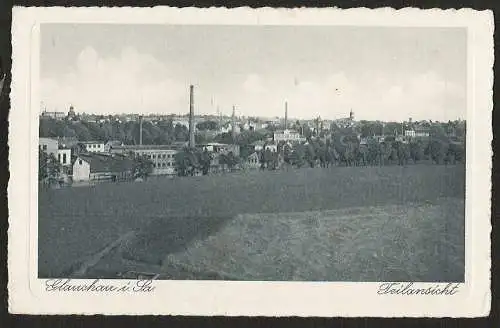 25445 AK Glauchau Teilansicht Heimatfest 1928 Das Fest der Weber  , ungelaufen