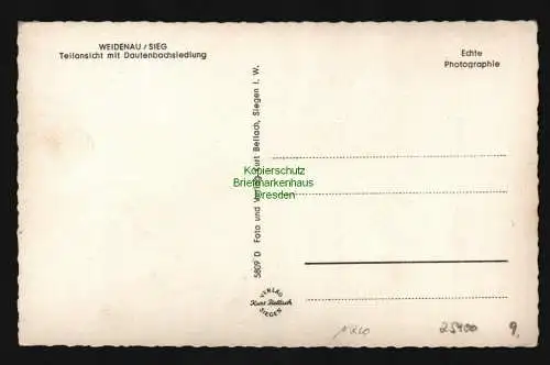 25400 AK Weidenau Sieg Dautenbachsiedlung Fabrik Breitenbach GMBH, ungelaufen