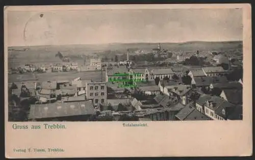 155308 AK Trebbin 1907 Totalansicht