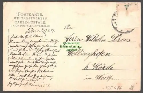 155486 AK Tilsit Ostpr. 1909 Deutsche Straße