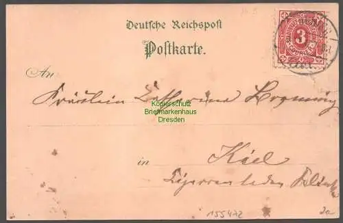 155472 AK Privatpost Wiesbaden 1897 Litho Enthüllung des Denkmals Friedrich III.