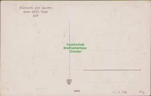 152720 AK Dresden Strehlen 1917 Künstlerkarte Kgl. Friedrich August Seminar