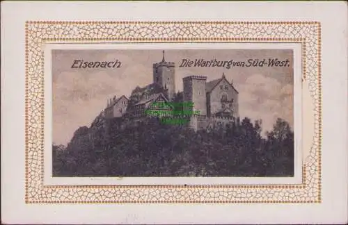 152629 AK Eisenach Wartburg um 1920 Rucksackkarte Leporello 12 Bil. innenliegend