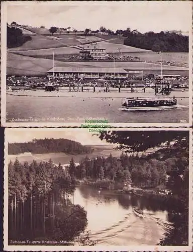 152430 2 AK Zschopau Talsperre Kriebstein Strandbad Falkenhain Strandgasthaus