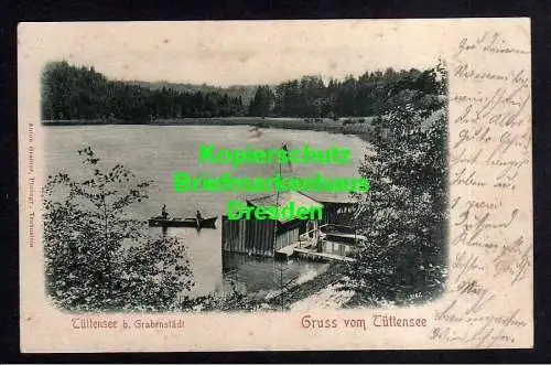 119412 AK  Tüttensee b. Grabenstätt 1900 Bootshaus