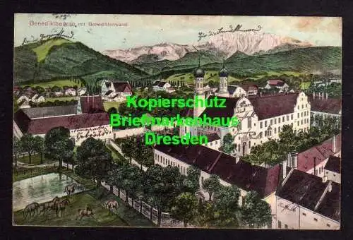 119392 AK Benediktbeuern Koster 1912 Benediktenwand Künstlerkarte