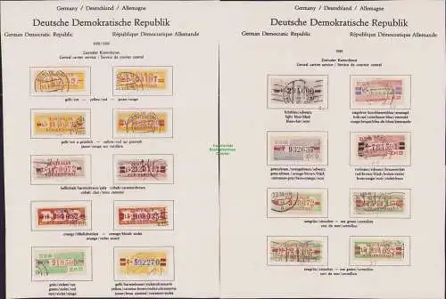 B-17689 DDR ZKD B 16 - 31 Satz komplett echt gestempelt