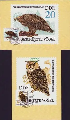 B-17618 DDR 1982 12x Maximumkarte 2709 - 2714 Hochseeschiffe 2737 - 2740 Herbst