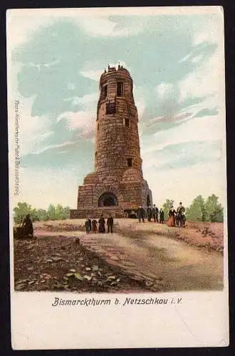 52284 AK Bismarckturm bei Netzschkau ca. 1900