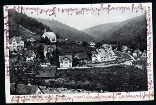 39921 AK Schönmünzach i. Murgtal 1920