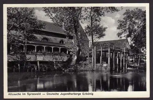 38819 AK Alt Zauche Altzauche Bahnstation Lübben Jugendherberge Erlkönig 1938