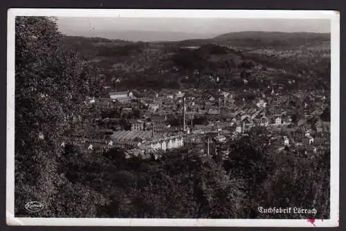 38801 AK Lörrach Tuchfabrik Fotokarte 1940