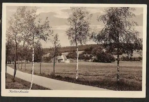 23861 AK Kottenheide Vogtland Schöneck, gelaufen 1939