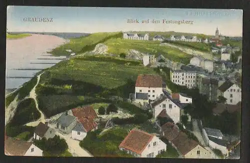 24023 AK Graudenz Festungsberg Feldpost 1917 Grudziadz  Kujawien-Pommern