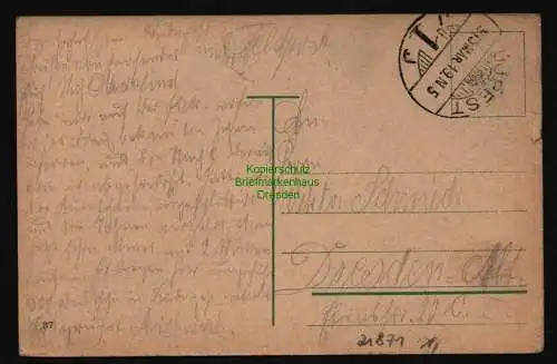 21871 AK Budapest Waitzner Boulevard Feldpost 1915
