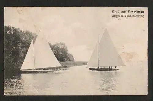 22173 AK Krossinsee Ziegenhals Kr. Beeskow Segelboote Niederlehme Kr. Beeskow