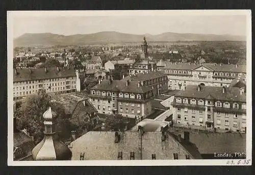 20770 AK Landau in der Pfalz 1935 Fotokarte Panorama