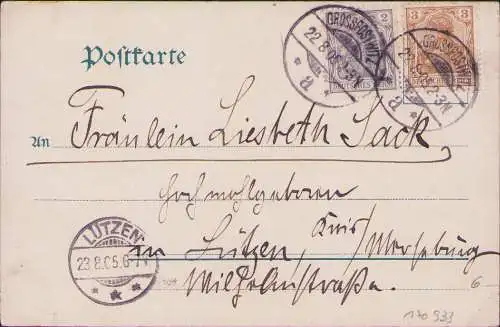 170933 AK Großpostwitz 1905