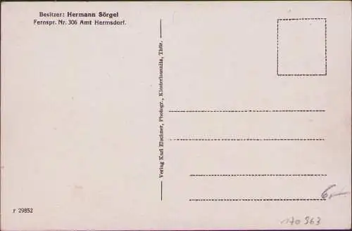 170963 AK Tautenhain Thür. Gasthaus zur Kanone um 1920