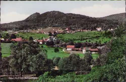 170620 AK Rabenstein mit Hennenkobel bei Zwiesel 1965