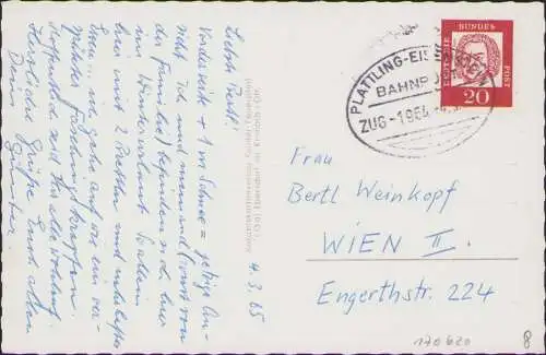 170620 AK Rabenstein mit Hennenkobel bei Zwiesel 1965