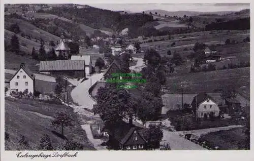 155685 Ansichtskarte Dorfbach Eulengebirge bei Wlodarz Niederschlesien Polen 1943