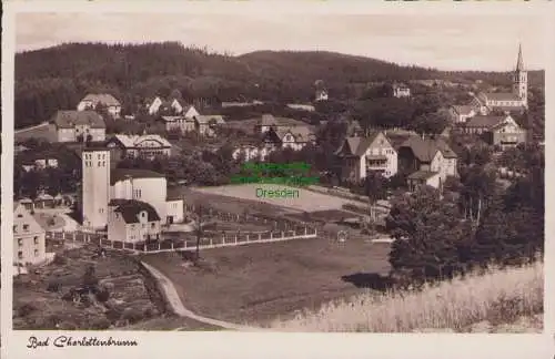 155599 AK Bad Charlottenbrunn Jedlina-Zdroj Fotokarte um 1935