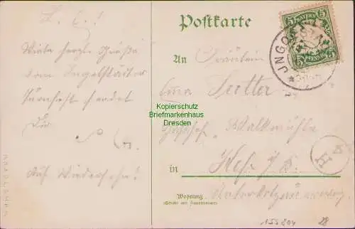 155804 AK Bayrisches Turnfest 1903 Ingolstadt Turnvater Jahn Prägekarte Germania