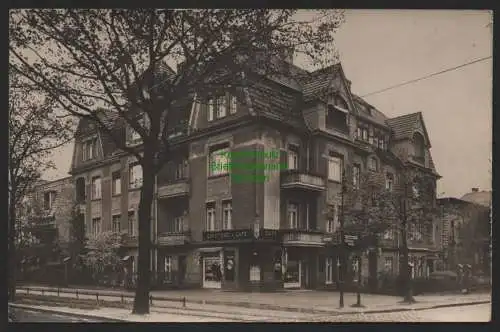 155181 AK Fotokarte Berlin Lichterfelde West um 1910 Knesebeckstraße Cafe