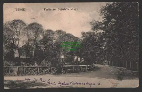 154386 AK Itzehoe 1910 partie am Osterhöfer Teich