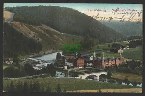 154410 Ansichtskarte Bad Walsburg bei Ziegenrück Saale 1909