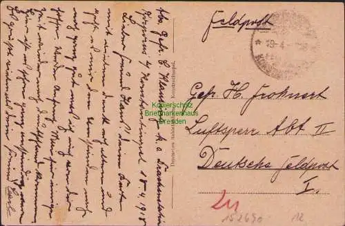 152690 AK Konstantinopel Türkischer Friedhof 1918 Militär Mission Jilderim