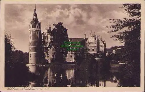 152686 Ansichtskarte Schloss Muskau O.-L. 1928