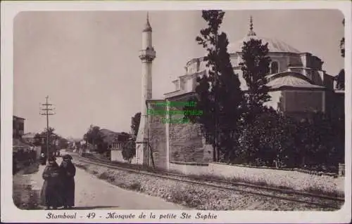 152311 Ansichtskarte Istanbul 1931 Mosque de la petiteSte Sophie Stamboul