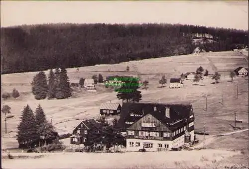 152412 Ansichtskarte Mühlleithen Klingenthal 1962 Vogtland HO Hotel Buschhaus